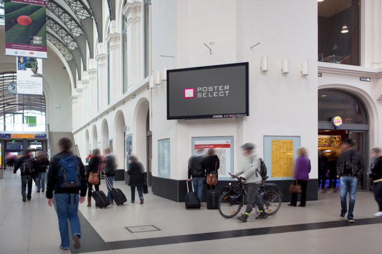 DOOH Werbung – digitaler Screen im öffentlichen Raum