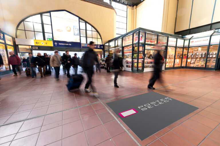 Ground Poster – Bodenwerbung im öffentlichen Raum